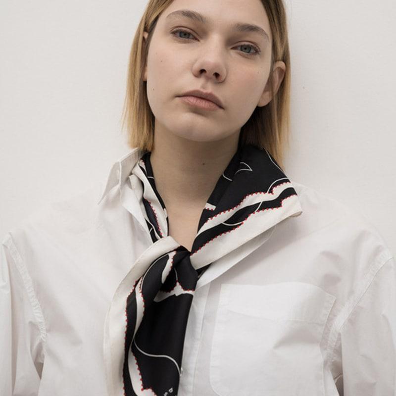 BB’DE SOLI’DE Blue Silk Scarf (3color)