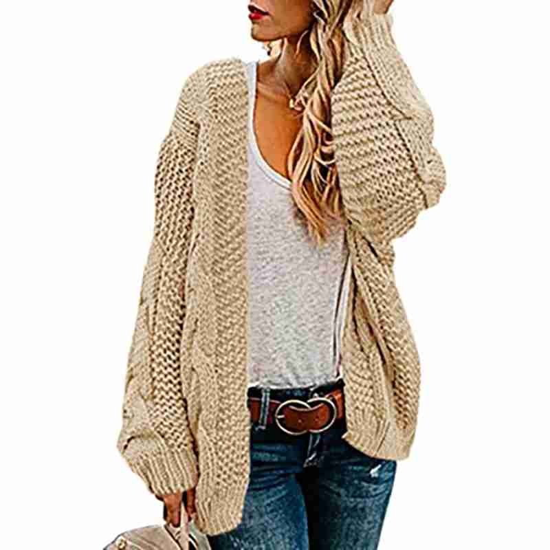 cable boyfriend button up cardigan