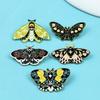 Creative Butterfly Brooch: Cartoon Insect Metal Badge with Oil Drip for Backpack and Clothing