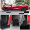 For Tesla Model 3 Highland 2025 Mud Flaps Invisible Front And Rear Wheel Fenders Car Modification Accessories Mudguards 6pcs/set