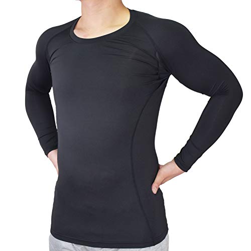 

Vital Salveo Men s Cool Dry Compression T-Shirt, Long Sleeve, for Running and Sports Training, Size Small
