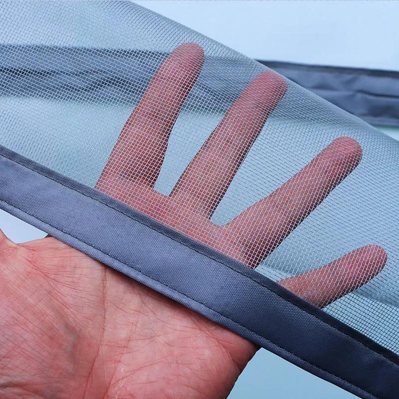 Magnetická Síťová Dveřní Zástěna proti Komárům, Síťka do Dveří proti Mouchám a Hmyzu, Otevírání z 2. strany, Automatické Zavírání, Velikost Lze Přizpůsobit