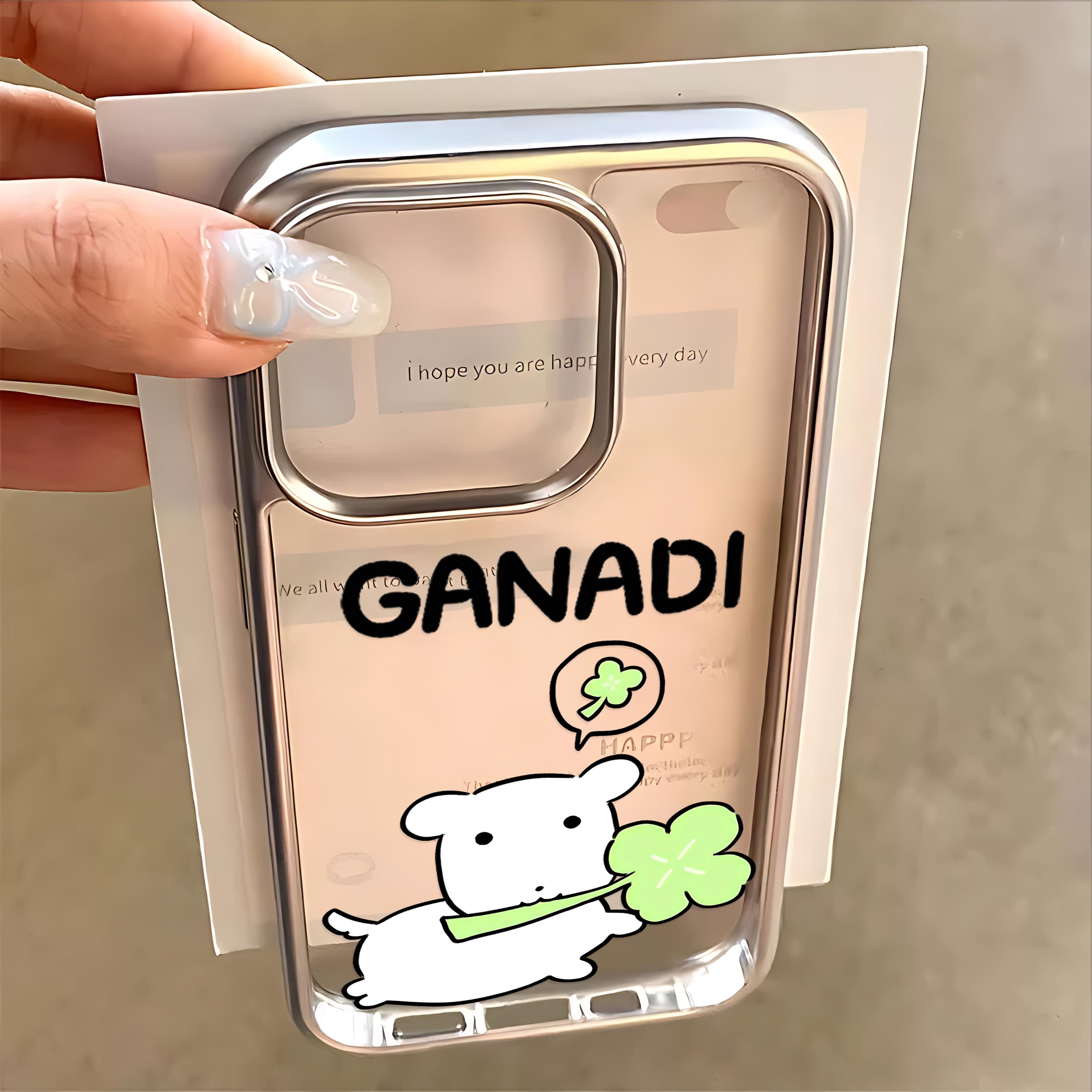 

Cute Ganadis Puppy Phone Case For Samsung Galaxy S26 S25 S24 S23 S22 S21 S20 Note20 FE Ultra Edge Plus 4G 5G Transparent Cover Samsung Note20 Ultra