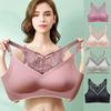Women Back Butterfly Design Gathered Bra Adjustable Strap Sports Yoga Bra with Chest Pad