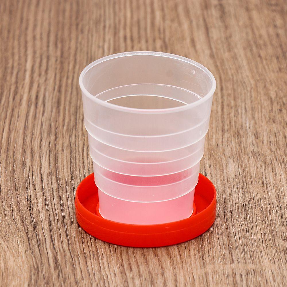 Camping Kitchen & Dining Folding Portable Coffee Cups Drinking Mug Collapsible Plastic Cup Telescopic