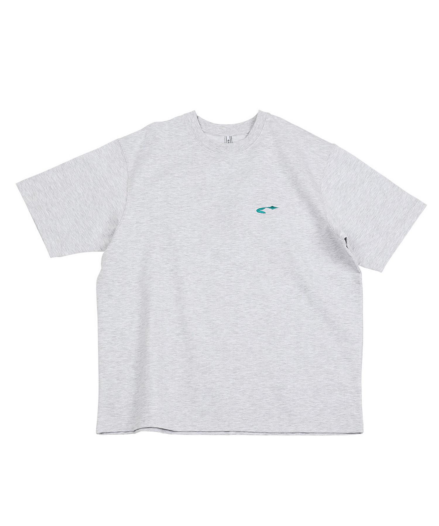 Canbats Glitter Logo Short Sleeve T-Shirt (Light Grey) Light Gray