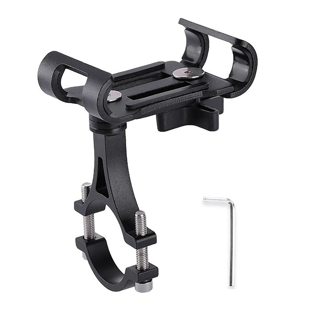 Bike Phone Mount Universal 360 Degree Rotatable Aluminum Alloy Cycling Mobile Holder