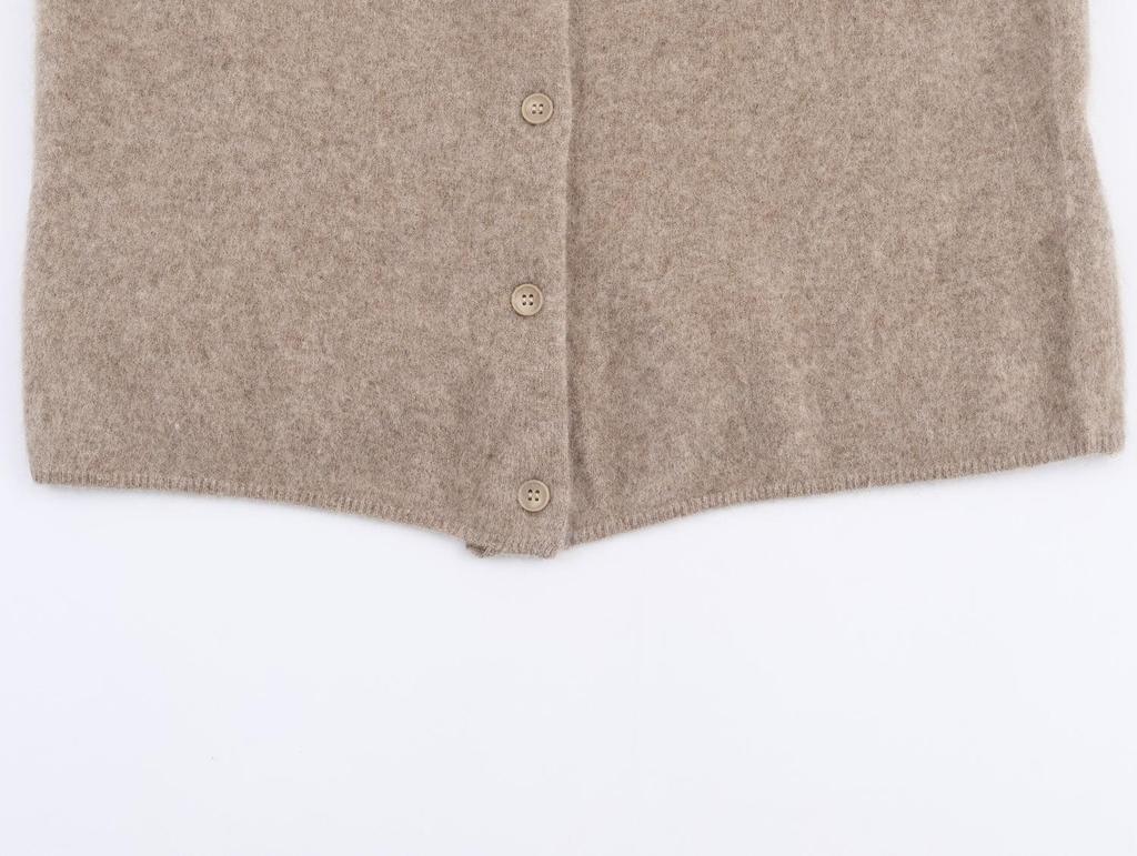 Autumn/Winter Women's French Street Style High Neck Knit Cardigan - Versatile Outerwear