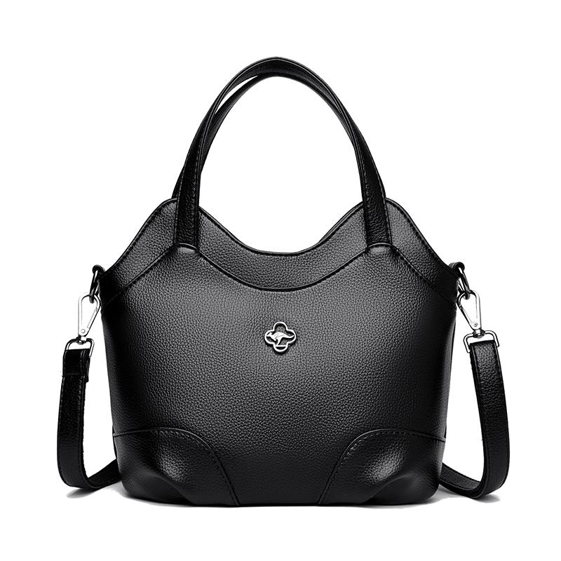 

Top Quality Soft Pu Leather Crossbody Shoulder Bags for Women Luxury Designer Women Bags Female Casual Tote Purses and Handbags чёрный
