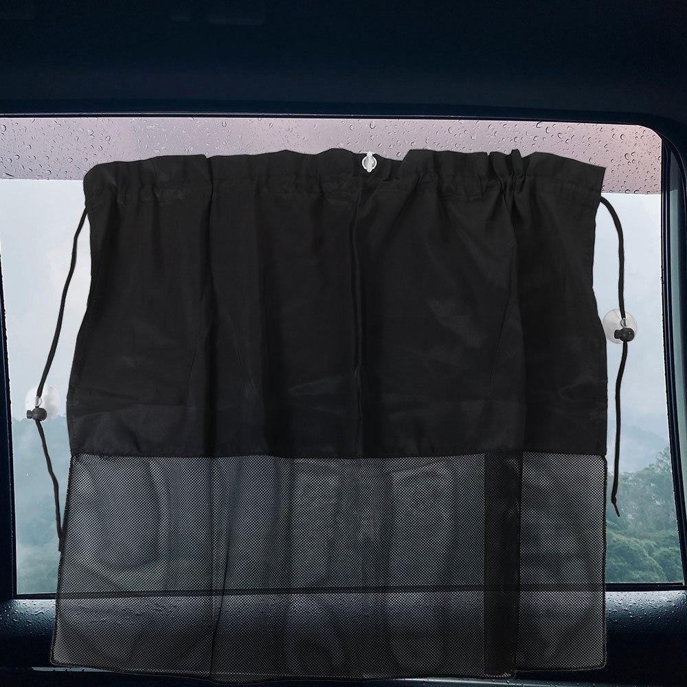 1/2Pcs With Suction Cup Car Side Window Curtains Heat Insulation Car Sunshade Car Curtain  For Baby