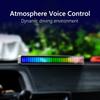 iMICE Colorful Sound Control Light USB/Rechargeable Battery APP Control 32 LED VoiceActivated Pickup Rhythm Strip Light Computer Car