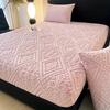 2026 NEW Winter Plush Warm Fitted Sheet Bed Protector Cover Bedding Mattress Topper Non Slip Bedspread