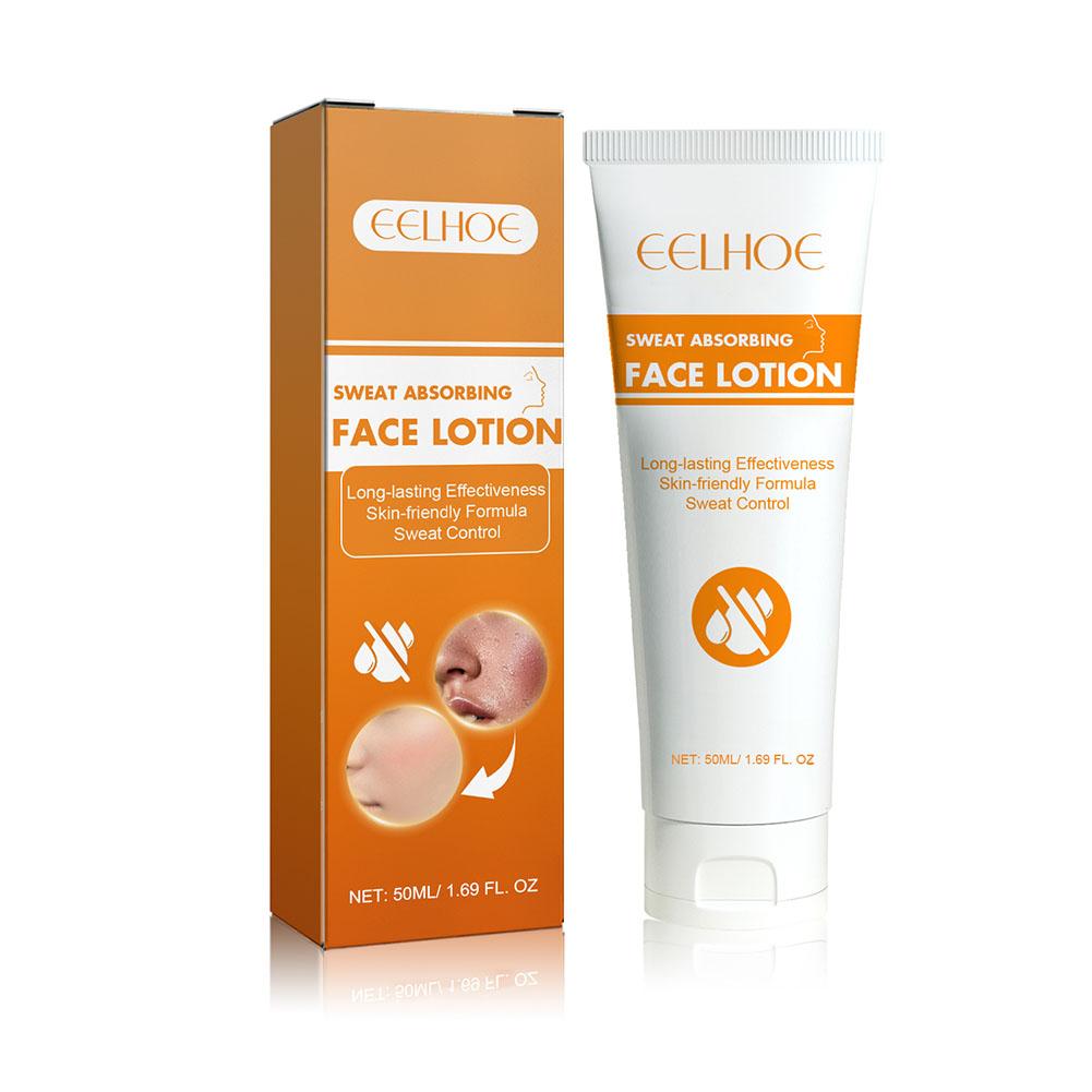 

Антиперспирант для лица против пота для лба, кожи головы и жирной кожи. Контроль потоотделения. Впитывающий пот лосьон для лица. Формула, дружественная к коже. 50 мл белый