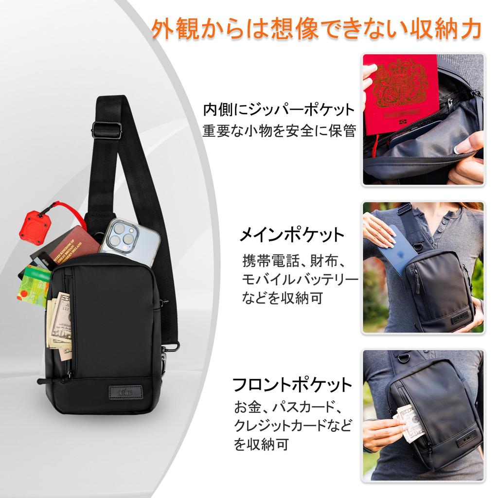 KIWIFOTOS Body Shoulder Smartphone Crossbody Smartphone Mobile Phone Small Item Adjustable Large Perfect for Outdoor Gray Bag, Bag, Bag, Bag, Unisex,