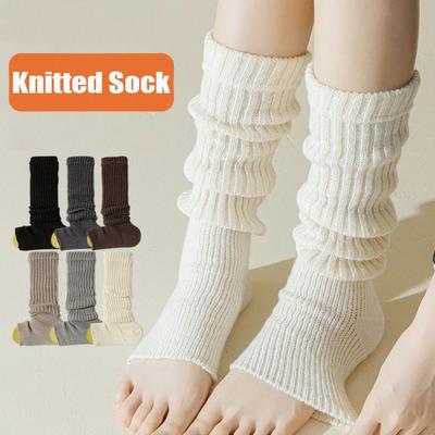 Knitting Leg Warmers Cute Sweet Long Stockings New Boot Socks  Autumn Winter