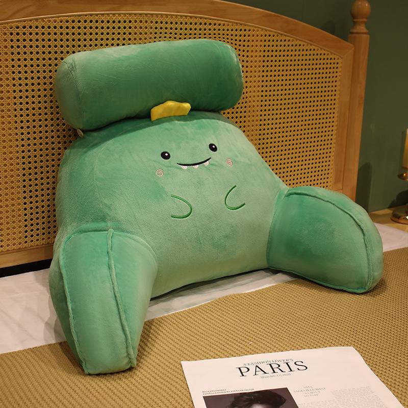 Multi Functional plush Cushion Animal Waist Support Bedside Soft Cushion Student Dormitory Cushion Office Home Sofa Large Backrest