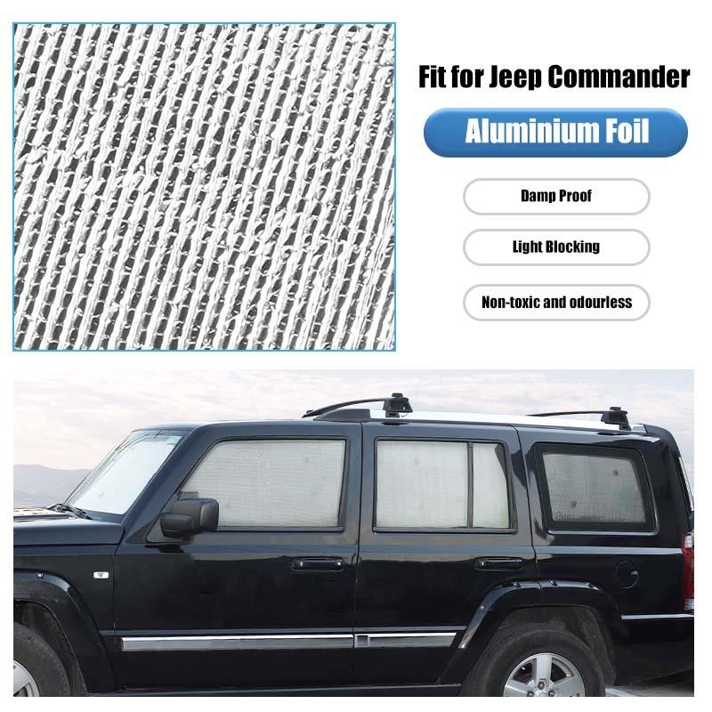 Car Windshield Sunshade Window Shade Foldable Sun Visor Cover Fit For Jeep Grand Commander 2006-2010 Car Interior Accessories,8 Pcs