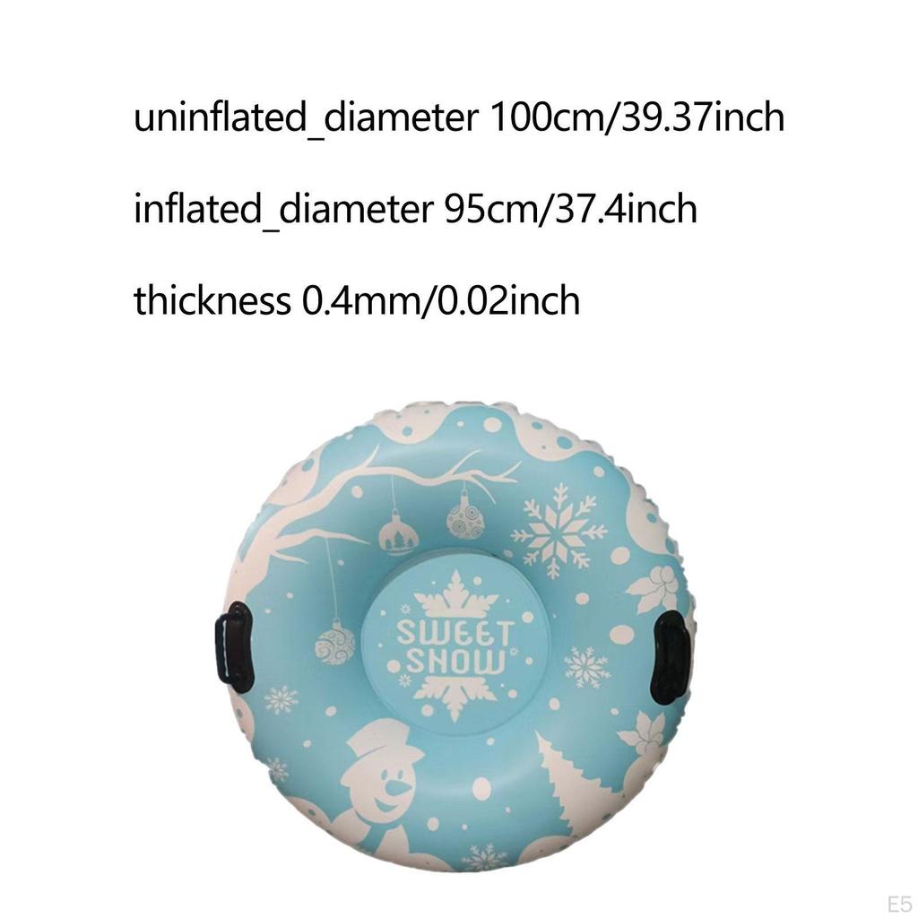 Verdickter PVC Runder Aufblasbarer Schneereifen für Skigebiete