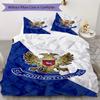 St Johnstone FC Muster Bettwäsche Steppdecken-Set Bettbezug Kissenbezug Heimdekoration Geburtstagsgeschenk (1 * Bettbezug + 2 * Kissenbezug ohne Füllung)
