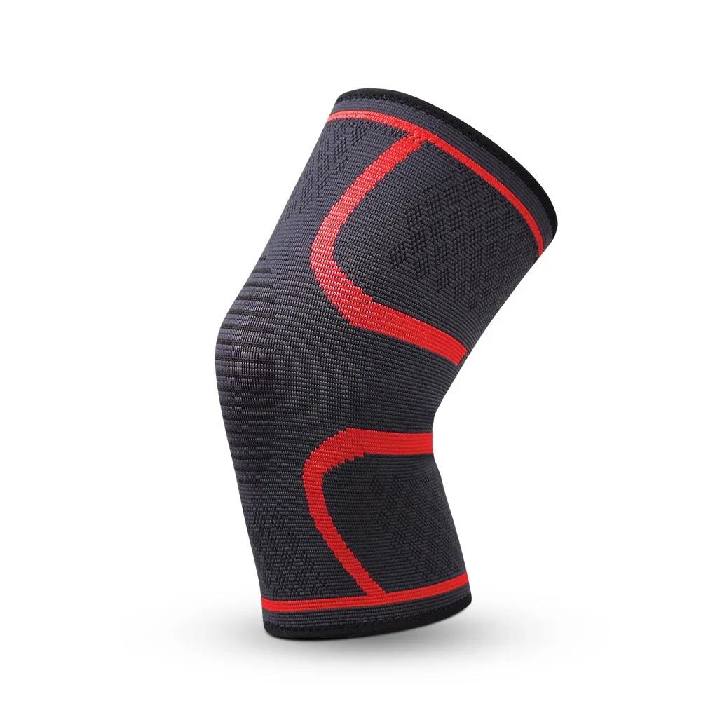 Ready Stocked Running Cycling Knee Support Braces Elastic Nylon Sport Compression Pad Sleeve for Basketball VolleyballHot Sell