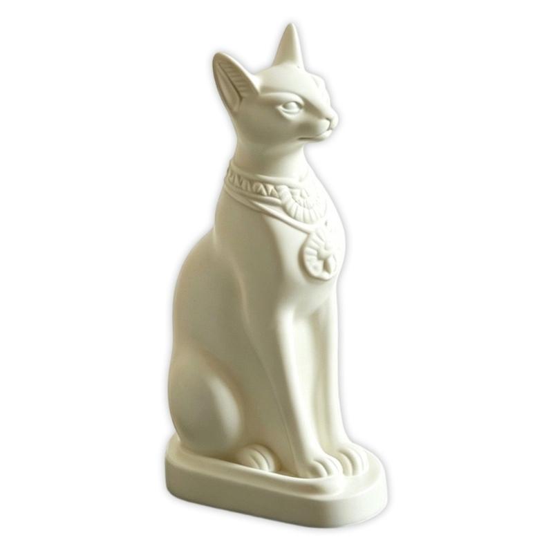 3,74 Zoll hohe ägyptische Katzen-Göttin Bastet Statue, Bastet Figur Ornament des Alten Ägypten Sammlerstücke Heimdekorationen