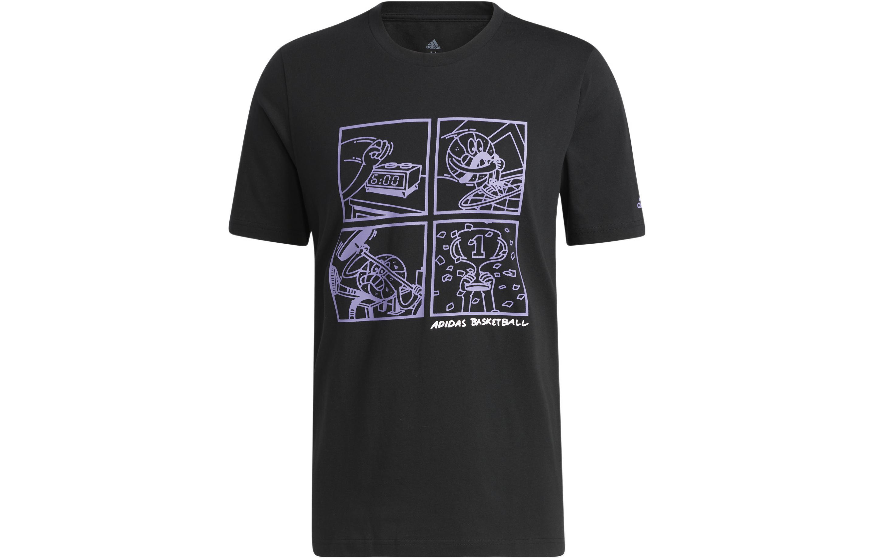 Adidas Set-in Sleeve T-Shirt Men s Black HF8164 S