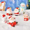 Dairy Sheep Home Decoration Little Statue DIY Santa Claus Figurines Christmas Tree Micro Landscape