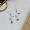 Fashion Geometric Round Drop Earrings Temperament Simple Star Tassel Pendant Earrings Female Gifts Jewelry