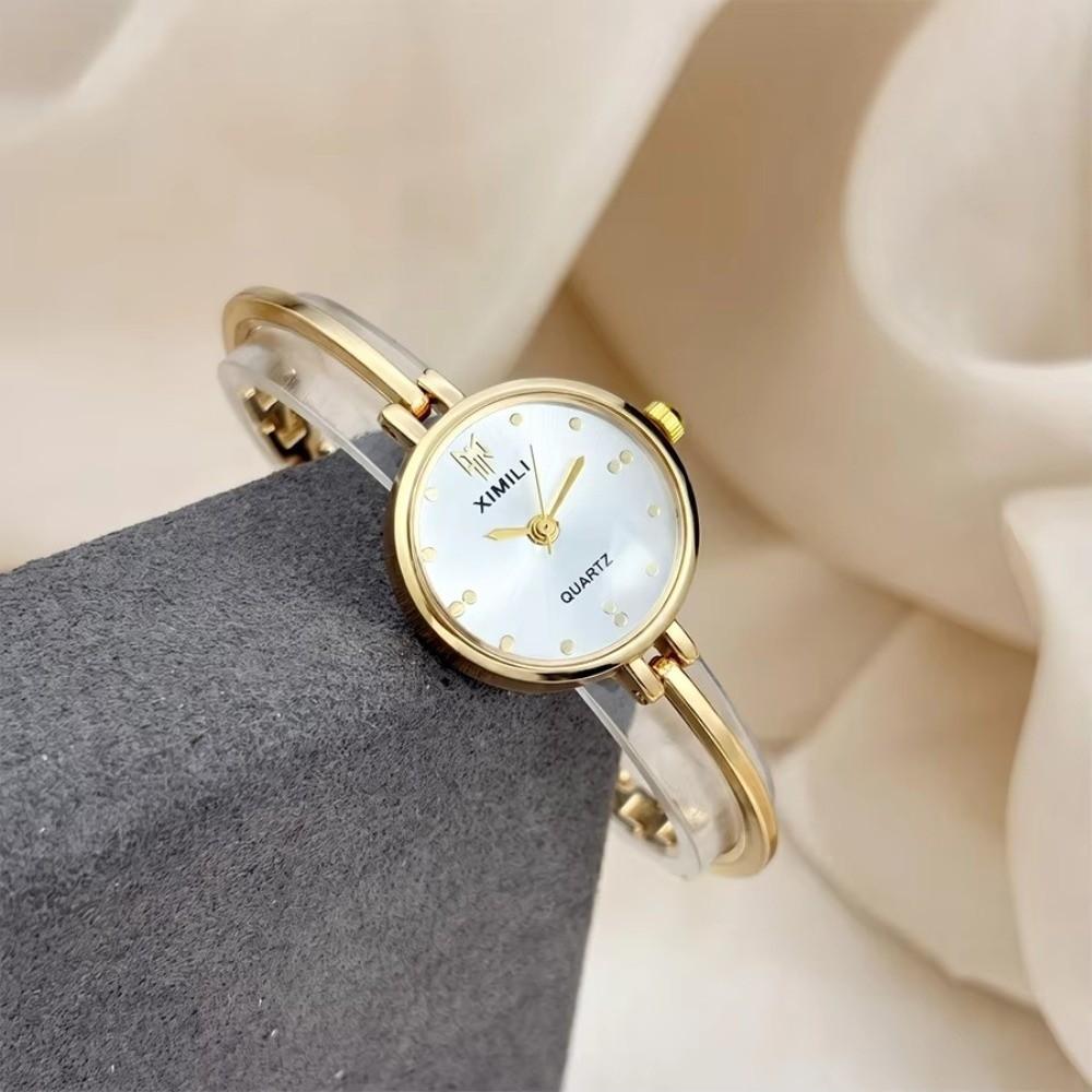 Open Design Quartz Watch Square-shaped Dial Ladies Watch New Pearl Watch  for Women