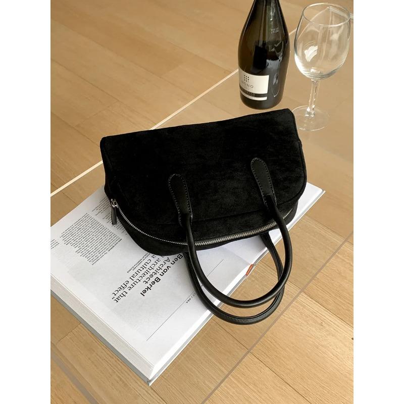 Torebki Damskie Projektant Moda Luksusowa Retro Boston Pluszowa Torba