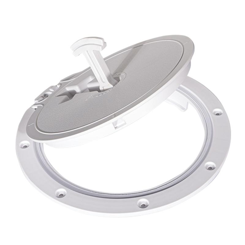 8.4-inch Marine Non-Slip Round Inspection Deck Plate for Hatch Water Tight for Outdoor Installations Quality ABS Made