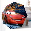 Lightning McQueen,Cars 3 Automatic Opening and Closing Umbrella - 8-rib Folding Design, Lightweight and Portable, Suitable for Daily Busines