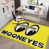 M-Moon Eyes Floor Mat Retro Multiple Choice Living Room Kitchen Rug Non-Slip Modern Home Decor