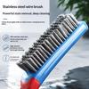 Heavy Duty Stainless Steel Wire Brush With Plastic Handle Perfect For Removing Rust Welding Slag Dirt And Paint