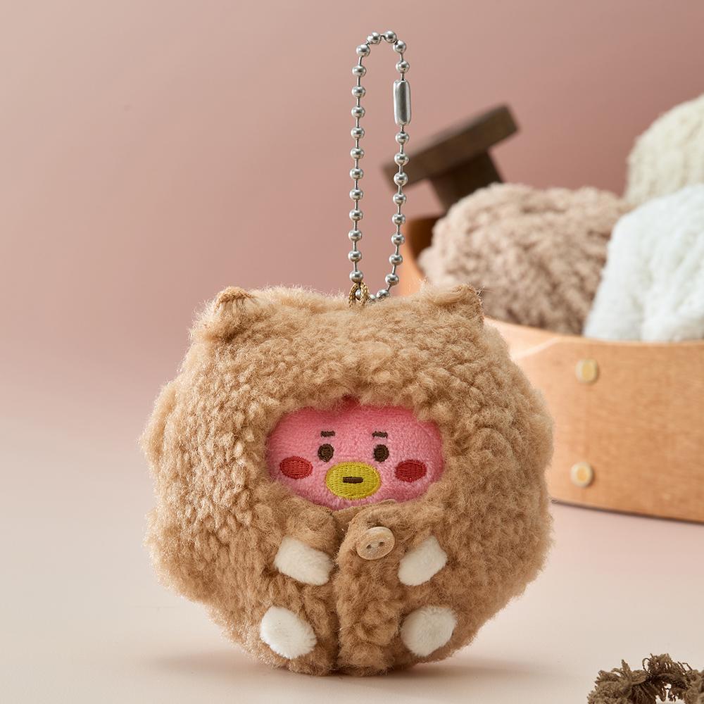 Official BT21 TATA Plush Doll Keychain - Designed by RJ