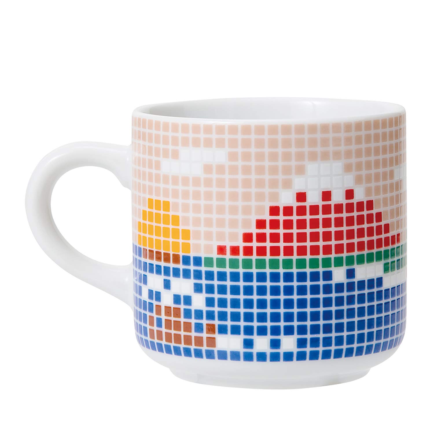 

Hasami Ware Tile Mug Akafuji 17503 (Small) (Wooden Box)