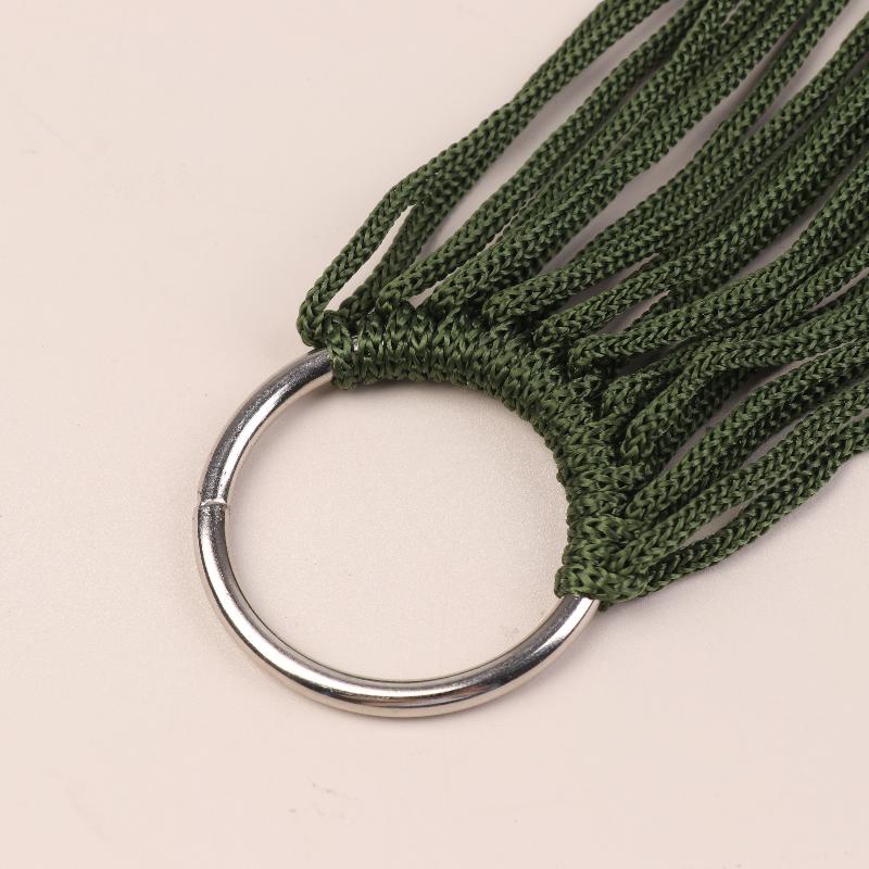 Garten Outdoor Verdickte Nylonseil Hängematte Indoor Netz Hängematte Tragbare Einfache Hängematte Schaukelstuhl