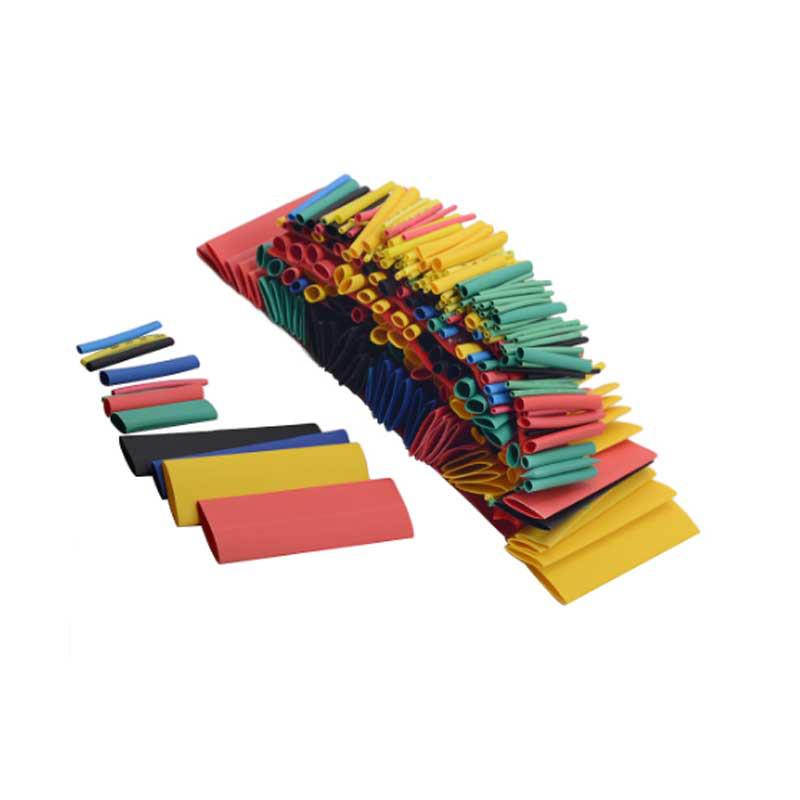 Black & White Heat Shrink Tubing Kit, 140pcs/328pcs, Wire Insulation Sleeve Set.