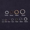 50-200pcs/Lot 3-20mm Open Single Loops Jump Rings Split Rings For Jewelry Finding Making DIY Accessories Connectors Supplies