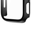 Watch Protective Case Screen Protector Cover Tempered Film for IWatch 1 2 3 4 5 6 7 8 Black 45mm   1.77in