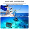1.2M Carbon Fiber 5-Position Retractable Selfie Stick Monopod Extendable With 1/4 Screw For Insta360 Osmo Action Action Camera