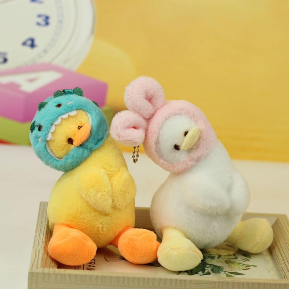 

Подсолнух кривая голова утки брелок маленькая желтая утка плюшевая подвеска рюкзак Декор