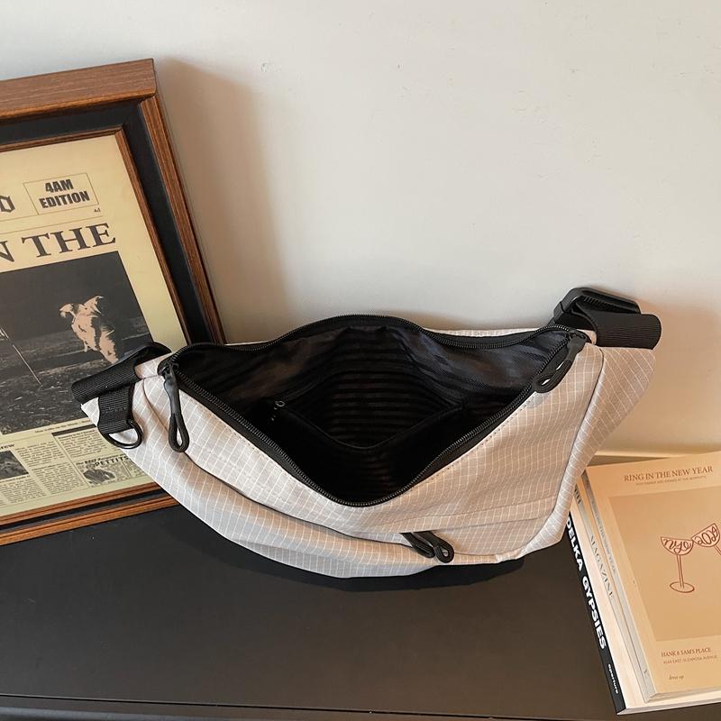 Plaid Crossbody Bag Women's Large Capacity Shoulder Bag