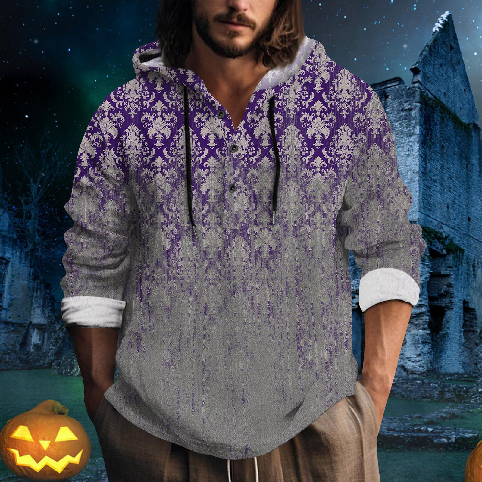 

Весенне-осенняя мужская толстовка с воротником-стойкой на открытом воздухе, повседневные свитера, топы XXXXXL фиолетовый