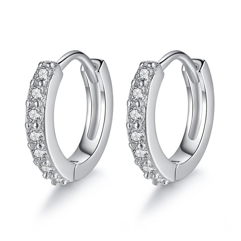 Senior Sense Earrings Ear Buckle Temperament Tide Women's Models Sweet Circle Earrings Trendy Gift Elegant Lady's Accessories Classic Casual Jewelry