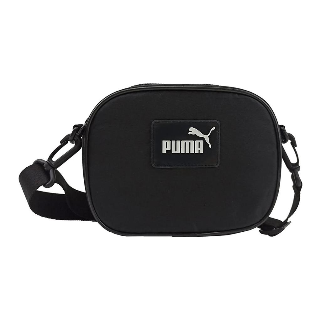 Puma Fabric Shoulder Bag Women's Pure Black (Unisex) Shoulder Bags 078346 01