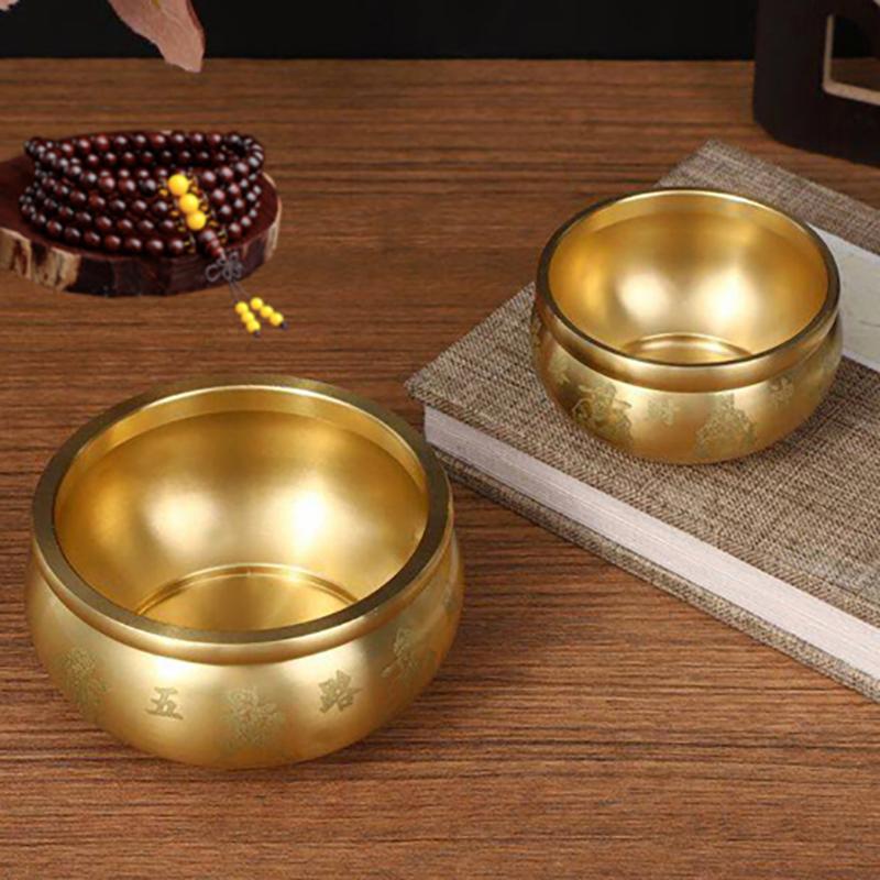 Cornucopia Brass Fortunate Attract Wealth Good Luck Magical Power Treasure Bowls Desktop Small Ornament Home Decor