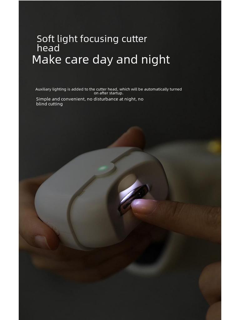 Plně automatický elektrický zastřihovač a bruska na nehty pro dospělé, kojence a seniory