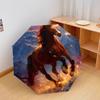 1 PC Automatic Folding Umbrella - Various Horses Pattern, Portable & Foldable Design with 8 Ribs, Christmas Birthday Gifts