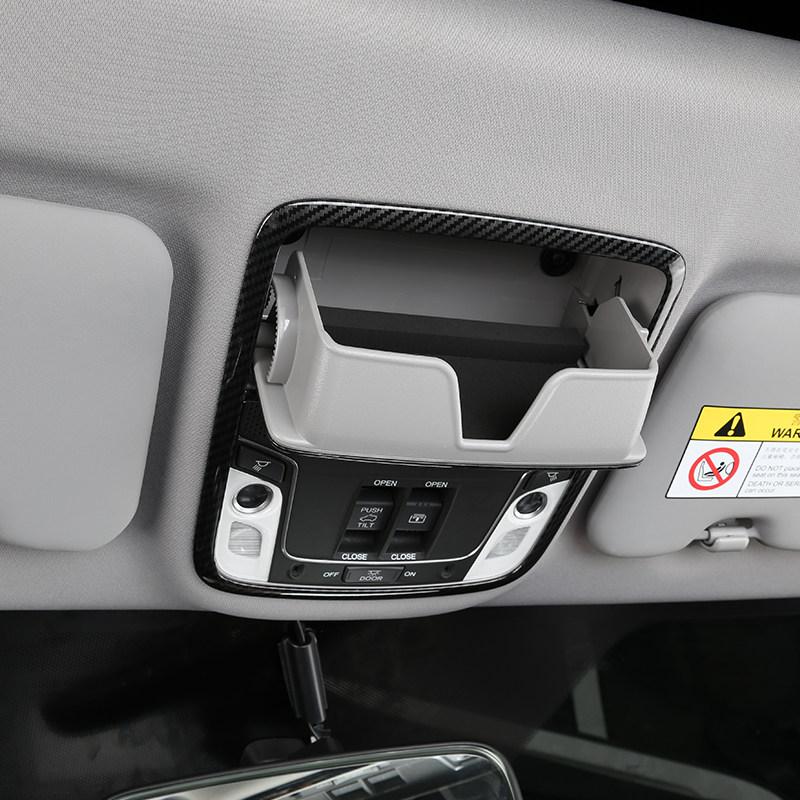 Car Front Read Reading Light Frame For Honda CRV 2017-   2022 Decorative Frame Carbon Fiber Accessories Modification